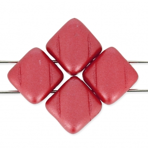 Silky Bead mm.6x6 Pastel Dark Coral x50