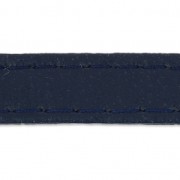 Similpelle con cucitura visibile mm. 10 Navy Blue x 1m