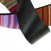 Tracolla per borsa con motivo etnico e fodera sintetica 25 mm Navajo x 50 cm