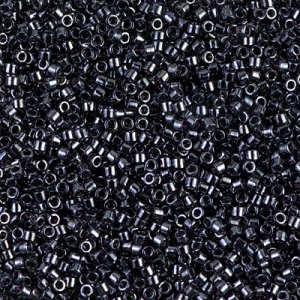 Miyuki Delica 11/0 DB0001 - Gunmetal x100 g