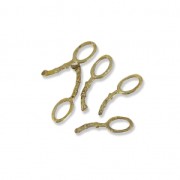 Attacco pendente per pasta di metallo modello piccolo in bronzo x1|raw }}