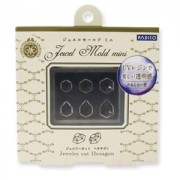 Mini Stampo silicone Padico per pasta polimerica/argilla/resina UV Esagono