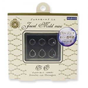 Mini Stampo silicone Padico per pasta polimerica/argilla/resina UV Esagono