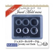 Mini Stampo silicone Padico per pasta polimerica/argilla/resina UV cab Tondi|raw }}