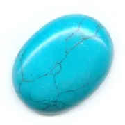 Cabochon ovale mm. 40x30 imitazione Turchese