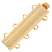 Chiusura 4 file mm. 9x25 dorato