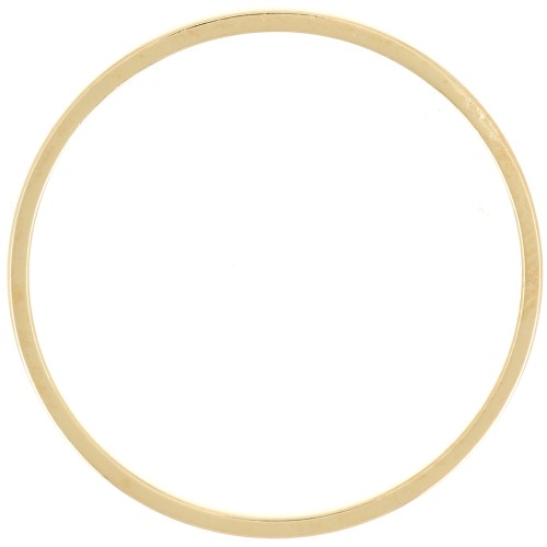 Anello di montaggio et tessitura tondo 25 mm - Dorato x1