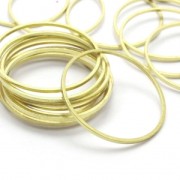 Anello di montaggio et tessitura tondo 25 mm - Dorato x1