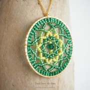 Base di montaggio e tessitura rotondo 35 mm in dorato