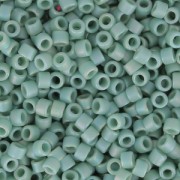 Miyuki Delica 11/0 DB2313 - Opaque Glazed Sea Opal Mat AB x8g