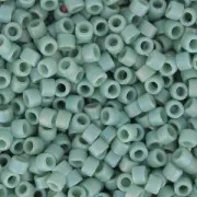 Miyuki Delica 11/0 DB2313 - Opaque Glazed Sea Opal Mat AB x8g