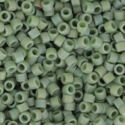 Miyuki Delica 11/0 DB2310 - Opaque Glazed Pistachio Mat AB x8g