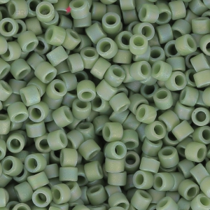 Miyuki Delica 11/0 DB2310 - Opaque Glazed Pistachio Mat AB x8g