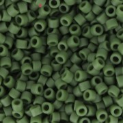 Miyuki Delica 11/0 DB2291 - Opaque Glazed Avocado Mat x8g