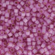 Miyuki Delica Duracoat 11/0 DB2180 - Alabaster Silver Line Dyed Orchid x8g|raw }}