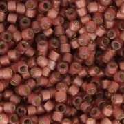 Miyuki Delica Duracoat 11/0 DB2179 - Alabaster Silverline Dyed Magenta x8g