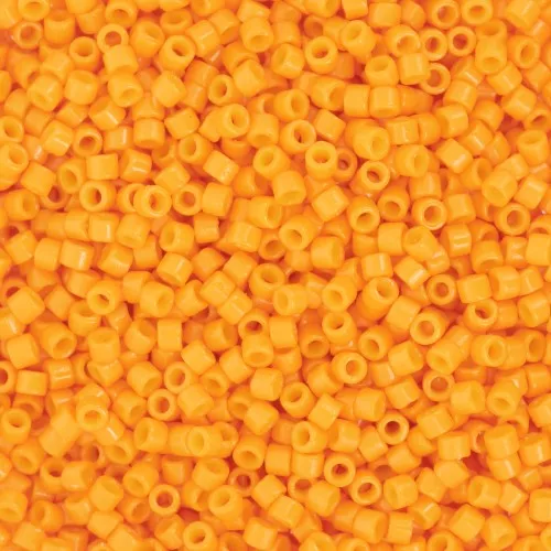 Miyuki Delica Duracoat 11/0 DB2104  - Opaque Kumquat x8g