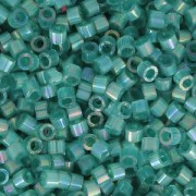 Miyuki Delica 11/0 DB1870 - Dyed Emerald Silk Inside AB x8g