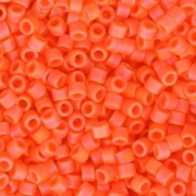 Miyuki Delica 11/0 DB0872 - Mat Opaque Orange AB x8g