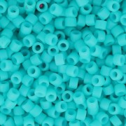 Miyuki Delica 11/0 DB0793 - Opaque Turquoise Green Dyed Semi Mat x8g