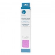 Termoadesivo per tessuti per Silhouette 30.5x91.4 cm Rosa glitterato 