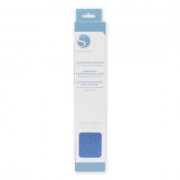 Termoadesivo per tessuti per Silhouette 30.5x91.4 cm Blu glitterato