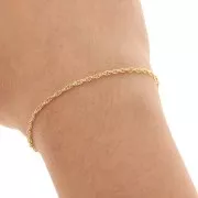 Catena Forçat 1,6 mm en Gold filled x 50cm