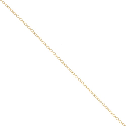 Catena maglia Forçat mm. 1.3 Gold filled x cm.50