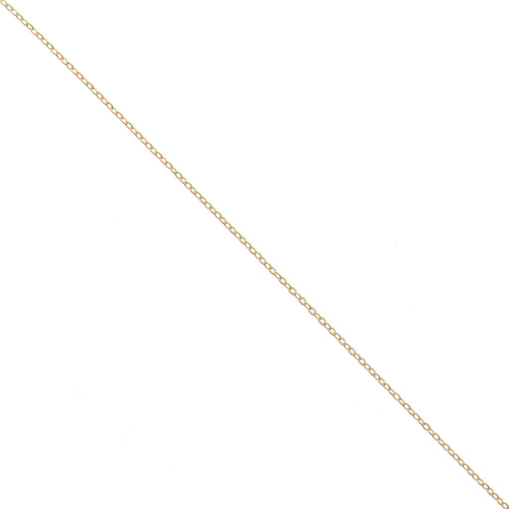 Kritz Collana Forzatina 1,5 Mm Oro 18K – Catenina Sottile In Acciaio 316L, Regalo Per Lei (Lunghezze 40-55 Cm)