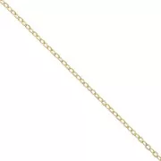 Catena forzatina 1 mm in Gold filled x 1 m