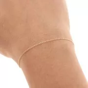 Catena maglia Rombo mm. 1.1 Gold filled x 1 m