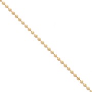 Catena a palline 1 mm Gold filled x cm.50