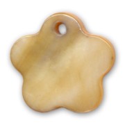 Zecchini fiore Madreperla mm. 15 Bronzo x10|raw }}