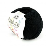 Coton Natura Just Cotton DMC - Filato di cotone Noir (n°11) x 155m