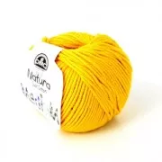 Cotone Natura Medium Just Cotton DMC - Cotone Giallo x 75m