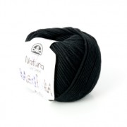 Cotone Natura Medium Just Cotton DMC - Cotone Nero (n°02) x75m|raw }}