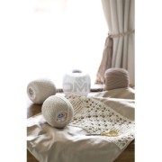 Fil à crocheter Babylo 10 DMC en coton Bianco sporco x 530 m