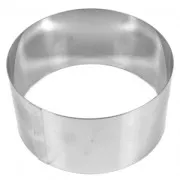 Stampino grande in acciaio inox 80 mm Rotondo