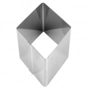 Stampino piccolo in acciaio inox 25x14 mm Losanga|raw }}