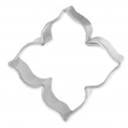 Mini stampo in fero bianco 22x25 mm Giglio a 4 petali