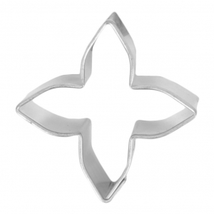 Mini stampo in fero bianco 30x30 mm Croce