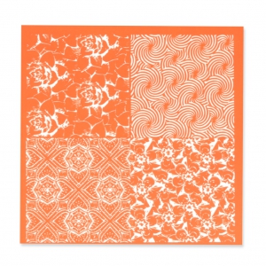 Silk Screen per pasta polimerica 115x120 mm - Succulent Swirl