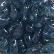 Perline di vetro 2 fori Zoliduo® Right  5x8mm Luster Tr. Blue x20|raw }}