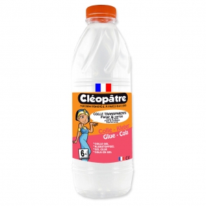 Colla Cléopâtre trasparente forte per Slime e lavori DIY x1kg
