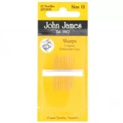 Aghi infilaperle John James misura 11 31x0,46 mm x12