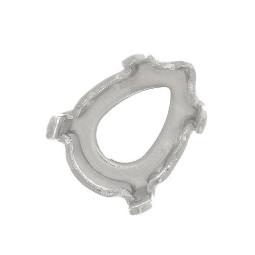 Castone pera PureCrystal 4228 mm. 8x6 rodiato