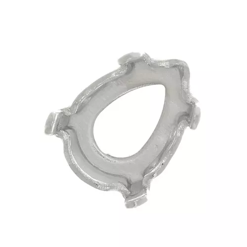 Castone pera PureCrystal 4228 mm. 8x6 rodiato