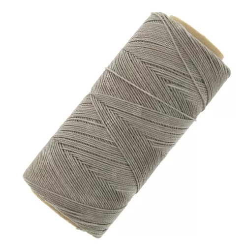 Bobina di filo cerato Linhasita per micro macramè 1 mm - Taupe Grey (544) x168m