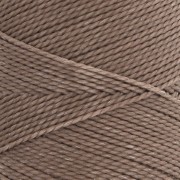 Bobina di filo cerato Linhasita per micro macramè 1 mm - Marron glacé (213) x168m