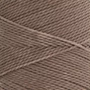 Bobina di filo cerato Linhasita per micro macramè 1 mm - Marron glacé (213) x168m